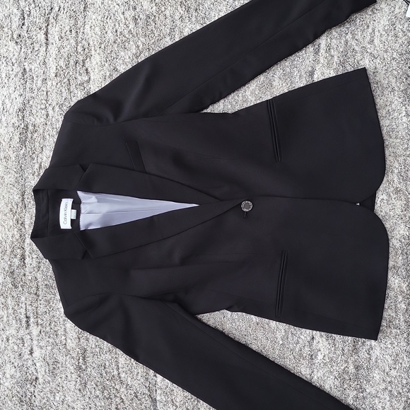Black tie one-button blazer black NWT - Picture 10 of 16